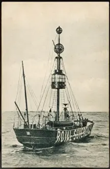 Historic Lighthouses In England Drucke: Eastbourne Lightship