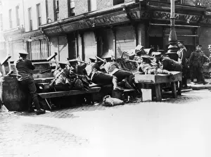 Irish Rebellion 1916 Drucke: Easter Rising / Barricade