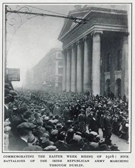 Republik Irland Drucke: Ausbau des Easter-Risings gefeiert, 1932