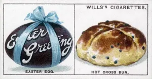 Easter Egg Symbolism Drucke: Hot Cross Bun