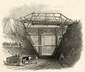 Historical Rail Transport Drucke: Eastern Union Cutting