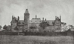 Drucke von Das Edens Waisenhaus in Astley Bridge bei Bolton wurde von einer Erbschaft des lokalen Industriellen James Eden gegründet Industrielle Drucke: Das Waisenhaus Eden, Astley Bridge, Bolton