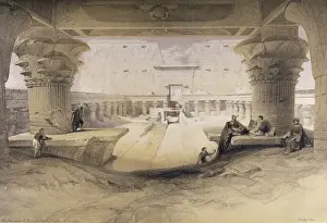 Horus Temple Egypt Drucke: Edfu (Edfou) / Egypt