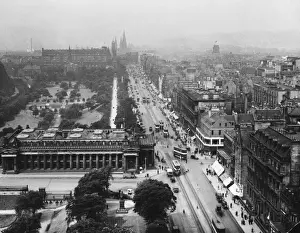Edinburgh Street Scene Drucke: Edinburgh 1930S
