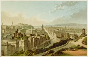 Edinburgh Cityscape Drucke: Edinburgh / From Carlton
