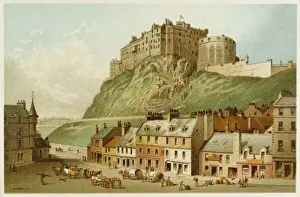 Edinburgh Drucke: Edinburgher Festung