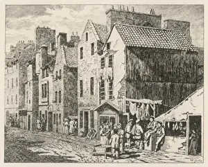 Old Town Edinburgh Drucke: Edinburgh, Cowgate