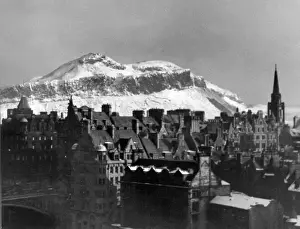 Scottish Winter Scenes Drucke: Edinburgh in the Snow
