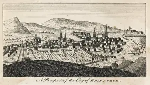 18th Century Scotland Drucke: Edinburgh / View of 1763