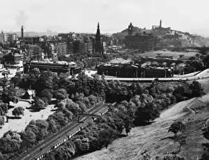 Scotland Historical Landmarks Drucke: Edinburgh View