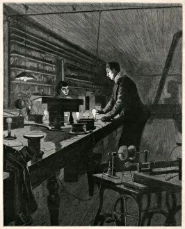 Thomas Alva Edison Biography Drucke: Edison / Lab / Electric Lite