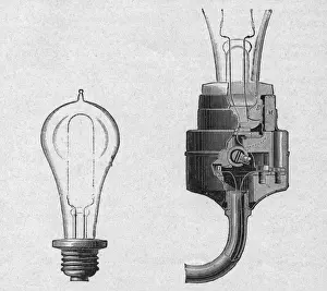 Edisons Lampe / Original
