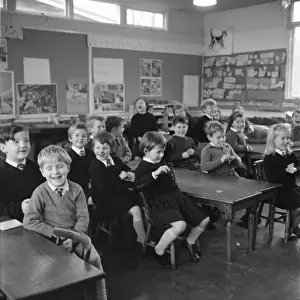 School Life In The Past Drucke: Education, classroom