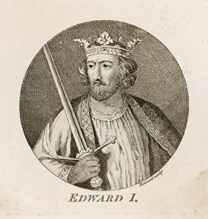 British Monarchy History Drucke: Edward I / Boitard