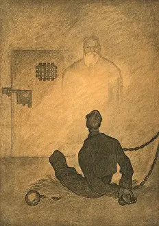 Edvard Morel im Gefängnis
