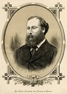 Prince Of Wales Image Drucke: EDWARD VII
