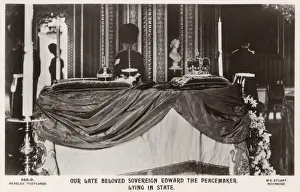 Edward VII im Sterben liegen