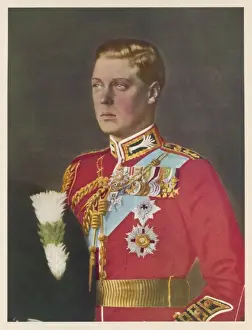 König Edward VIII im Militäruniform