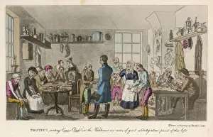 British Social History Prints Drucke: Egan / Workhouse