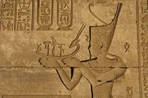Ancient Egyptian Temple Art Drucke: Egypt. Dendera. Temple complex. Roman Birth House of Mammisi