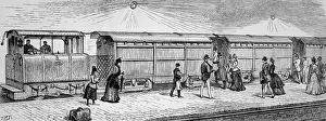 Elephant And Castle History Drucke: Electric Railway Train