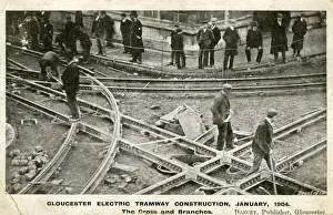 Gloucestershire Transport History Drucke: Electric Tramway Construction