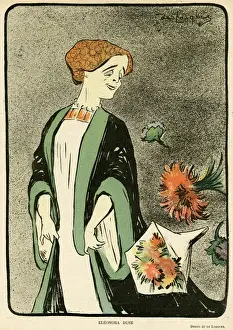 Famous Female Entertainers Drucke: Eleonora Duse
