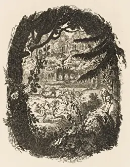 Fairy Folklore Drucke: The Elfin Grove