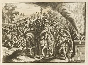 Old Testament Events Drucke: Elijahs Sacrifice