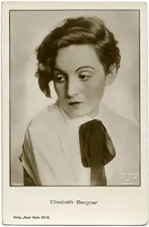 Classic Entertainment Icons Drucke: Elisabeth Bergner