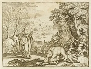 Historical Biblical Events Drucke: Elisha and the Bears