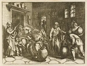 Historical Biblical Events Drucke: Elisha and the Widow