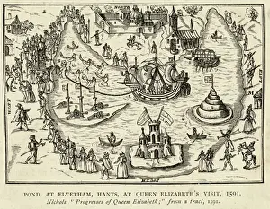 British Royal History Drucke: Elizabeth at Elvetham