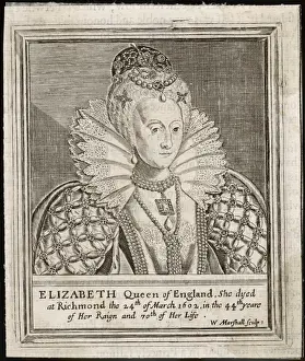 Elizabethan Era Royal Portraits Drucke: Elizabeth I / Marshall