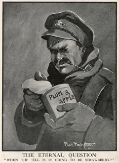 WWI Historical Illustrations Drucke: When the ell is it going to be strawberry?