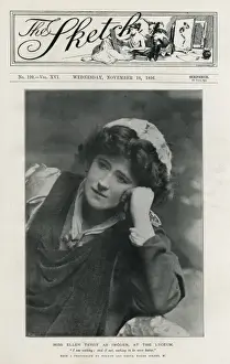 Victorian Era Theatre History Drucke: Ellen Terry as Imogen