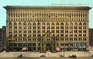 Drucke von Ellicott Square Gebäude, Buffalo, Bundesstaat New York (USA), Datum: um 1908 Büffel Drucke: Ellicottplatzgebäude, Buffalo, Bundesstaat New York in den Vereinigten Staaten von Amerika