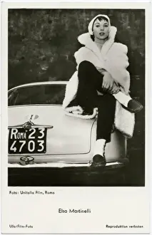 Classic Film Entertainment News Drucke: Elsa Martinelli