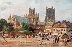 Cambridgeshire Historical Images Drucke: ELY / TOWN 1905