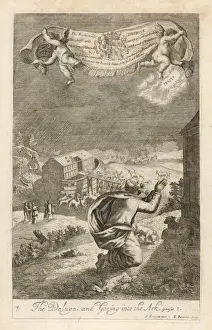 Vintage Print Collection Drucke: Embarking in the Ark