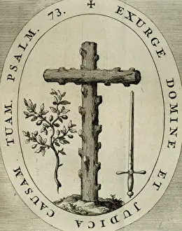 European History Image Drucke: Emblem of the Inquisition