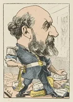 French Poet Artist Drucke: Emile Augier