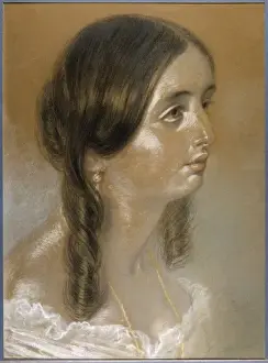 Victorian Writer Portrait Drucke: Emily Bronte