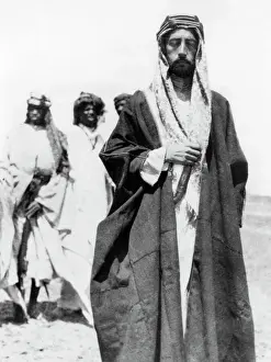 Emir Faisal an der Küste von Wejh (heute im Königreich Saudi-Arabien)