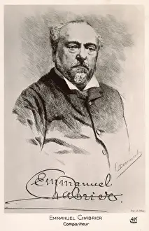 19th Century Composer Drucke: Emmanuel Chabrier