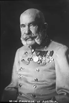 Lantern Slide Prints For Sale Drucke: Emperor of Austria