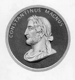 Byzantine Empire History Drucke: Emperor Constantinus I