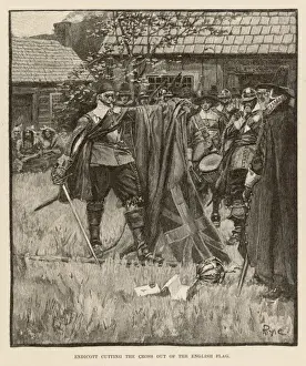 British Flag History Drucke: Endicott and the Flag