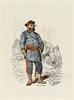 French Historical Events Drucke: Engineer of Barricades