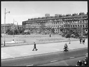 Drucke von Ein schöner Überblick über das Hamilton Square in Birkenhead im Merseyside Hamilton Drucke: England / Birkenhead